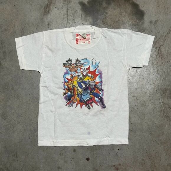 Vintage 1995 Biker Mice From Mars TV Promo T Shirt Size M / L Youth - Picture 1 of 6